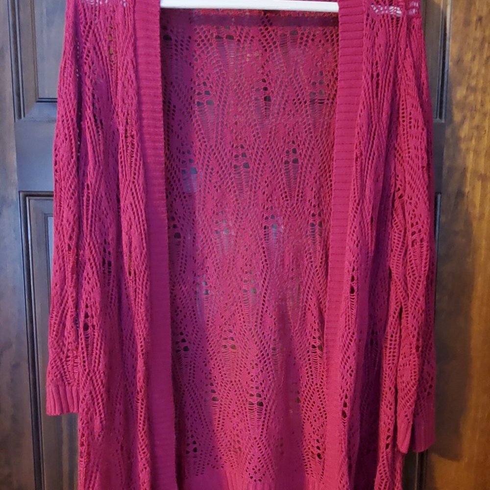 EUC CJ  Banks Crochet cardigan